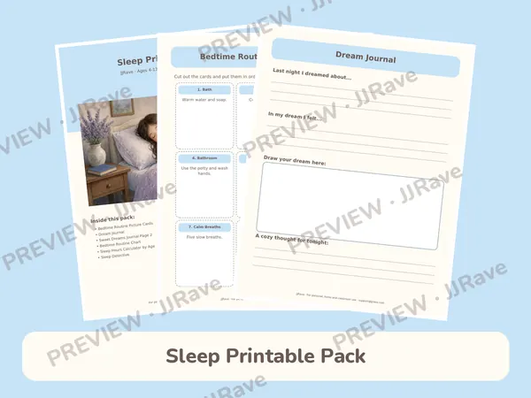 Sleep Printable Pack