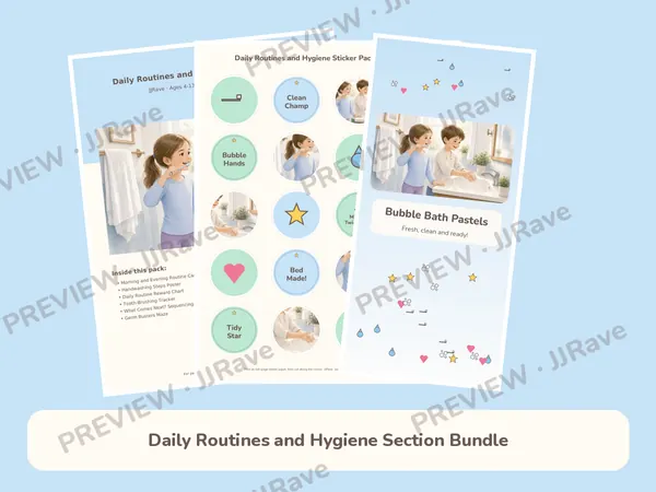 Daily Routines and Hygiene Section Bundle