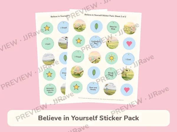 Believe in Yourself Sticker Pack