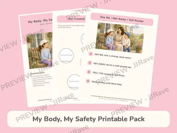 My Body, My Safety Printable Pack