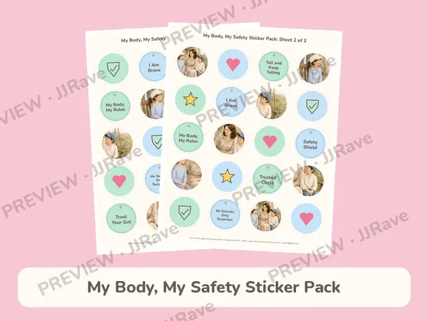 My Body, My Safety Sticker Pack