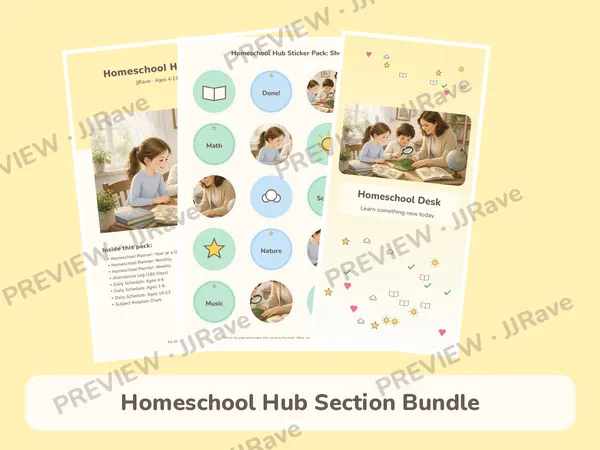 Homeschool Hub Section Bundle