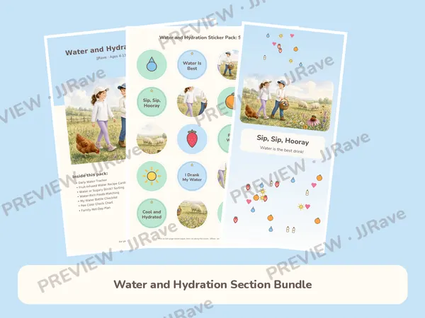 Water and Hydration Section Bundle