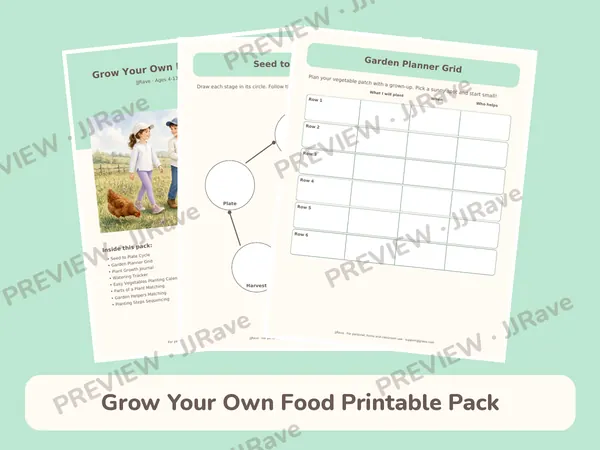 Grow Your Own Food Printable Pack