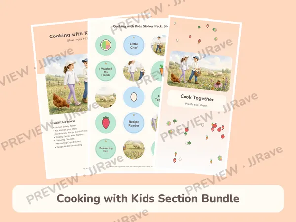 Cooking with Kids Section Bundle