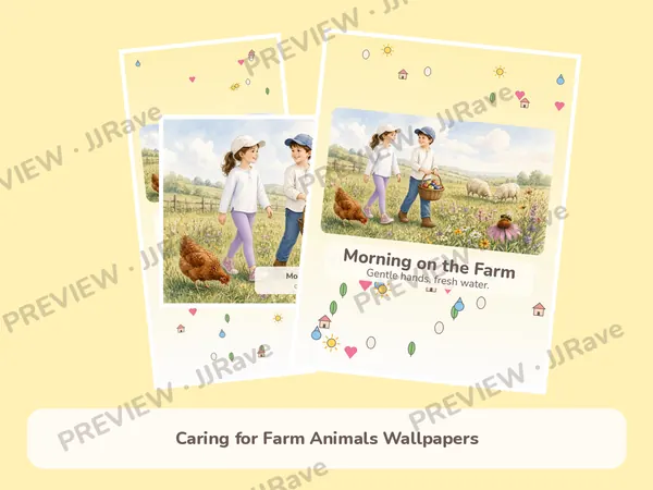 Caring for Farm Animals Wallpapers