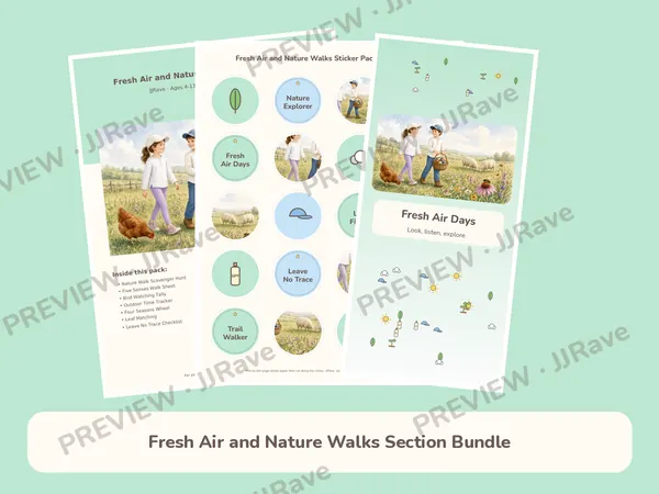 Fresh Air and Nature Walks Section Bundle