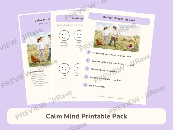 Calm Mind Printable Pack