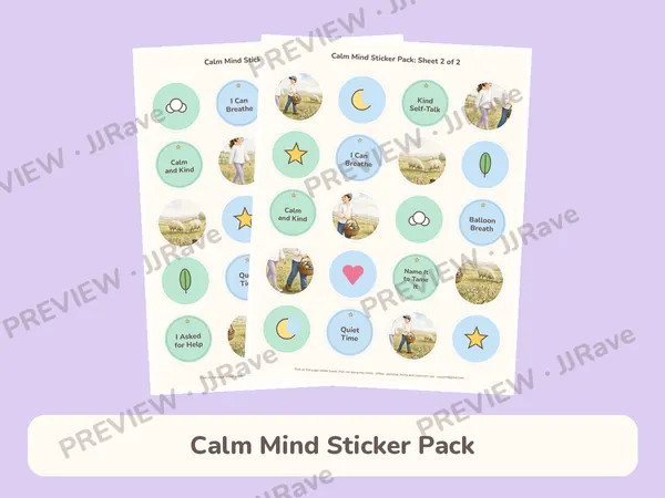 Calm Mind Sticker Pack