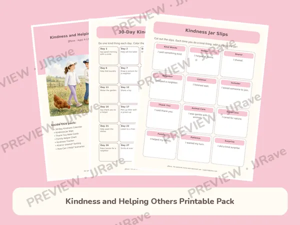 Kindness and Helping Others Printable Pack