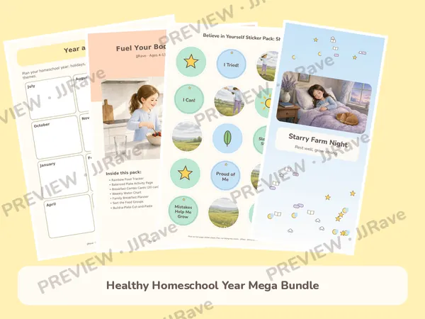Healthy Homeschool Year Mega Bundle